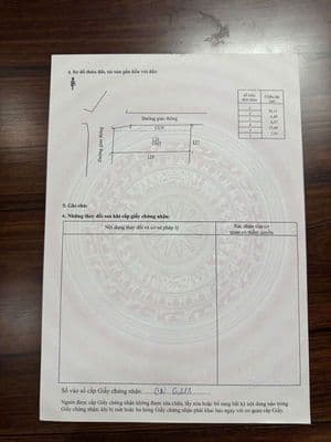 Đối diện sân bay Long Thành, diện tích hơn 100m2, thổ cư sẵn 100m.