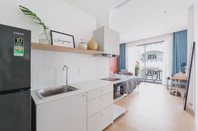 Căn hộ mini cao cấp ngay chân cầu sài gòn - có chỗ đậu ô tô