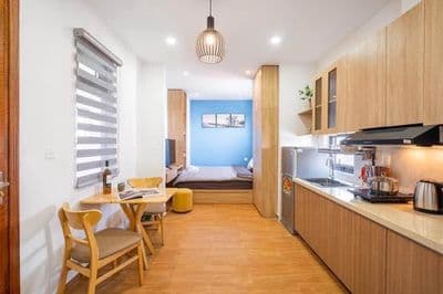 Cho thuê căn hộ đường núi thành, quận hải châu, bể bơi,oto đỗ