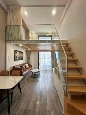 Duplex ban công full nội thất nhà mới 100%