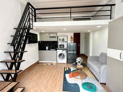 Trống lại duplex ban công full nội thất ngay cvpm quang trung - cđ fpt