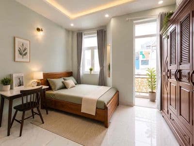 Studio Balcony Gần Metro Ba Son, Phố Nhật Phạm Viết Chánh, Q1