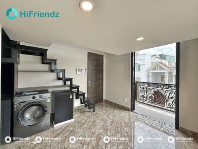 Duplex Ban Công 5Tr.. Cao Cấp - FULL Nội Thất - CVPM, đi bộ Emart