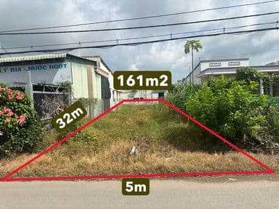 Bán gấp lô đất 161,6m2(5x32)giá 850tr đường Cây Da Tân Phú Trung SHR