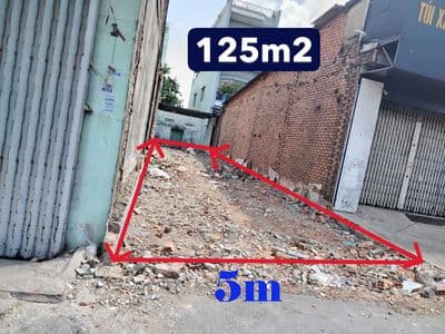 Bán gấp lô đất 125m2(5x25)giá 1tỷ8 Dương Công Khi hócmôn sổ hồng riêng