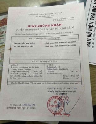 Bán nhà hẻm xe hơi 1219/43 Hoàng Sa 4.5x15 1lầu