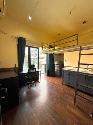 Cho thuê phòng có gác ban công lớn full nội thất ngay vạn kiếp