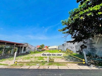 Chủ ngộp thở bán gấp đất mt đường 25 việt kiều - 5x26m thổ cư sổ riêng