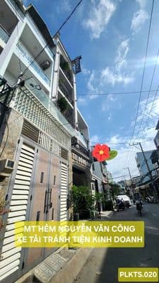 Mặt tiền nguyễn văn công giáp sân bay, công viên gia định, bv 175…