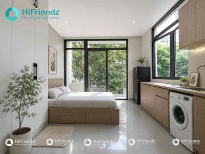 Studio ban công gần gigamall, vạn phúc city