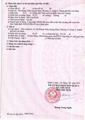 1** Triệu Quang Phục Q5; 253m2. 18,65 tỷ