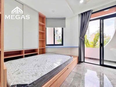 Cho thuê căn hộ 1pn, bancong, cửa sổ full nội thất cạnh chợ bà chiểu