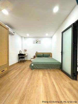 Chdv 2 phòng ngủ - nguyễn oanh - full nội thất, máy giặt riêng