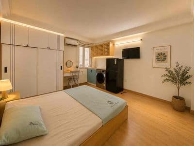Cho thuê phòng Studio sát bệnh viện ĐH Y Dược, máy giặt riêng,Free xe