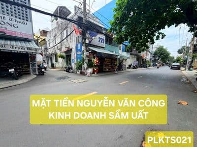 Căn góc ba mặt tiền nguyễn văn công kinh doanh đông đúc, đang cho thuê