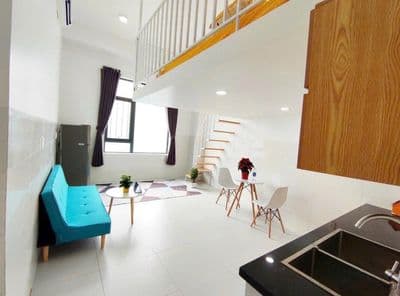 Cho thuê phòng Emart Phan Văn Trị Gò Vấp_duplex_cửa sổ trời_thang máy