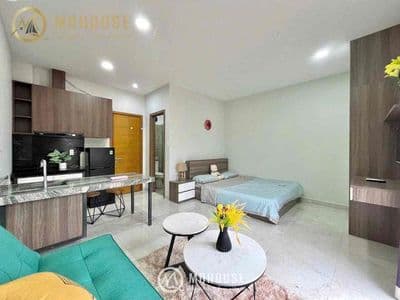 Studio ban công full nội thất