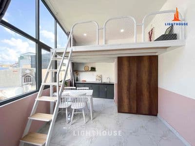 Cho Thuê Căn Duplex Ban Công Full Nội Thất Ngay Công Viên Gia Định