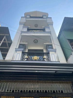 Nhà 4 tầng mới đẹp - hẻm xe hơi thông - phù hợp làm vpcty
