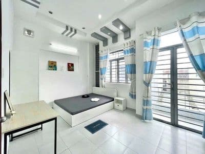 Studio bancol thoáng full nt máy giặt riêng gần chợ Bà Chiểu, Q.BT