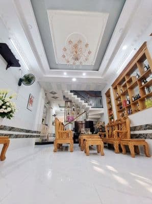 Bán nhà nguyễn văn vân 56m2, 3 tầng, hẻm 6m, 5.x tỷ tl, khu đồng bộ