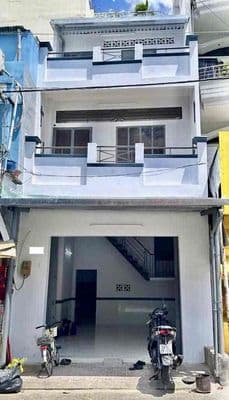 nhà nc mt đường trần văn quang 4.5 x10 tr 2 lầu 4pn p10 tân bình