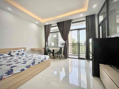 Căn hộ ngay trường sa, studio tách bếp balcony, gần phan xích long