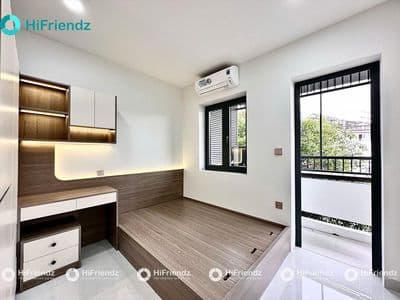 Cc hà kiểu góc mặt tiền | 2pn 1 khách 1 bếp ban công ngay trung tâm