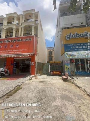 Bán đất gần aeon mall | mt đường tên lửa, dt 4.5 x 20m, 22 tỷ.