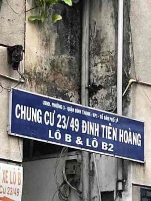 Bán chung cư gần cầu bông, bình thạnh