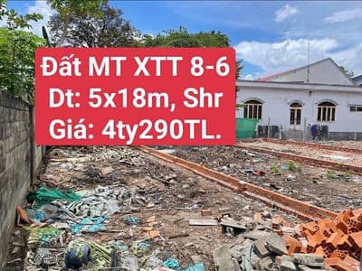 chính chủ bán lô đất mặt tiền nhựa ngay chợ đại hải - bà điểm