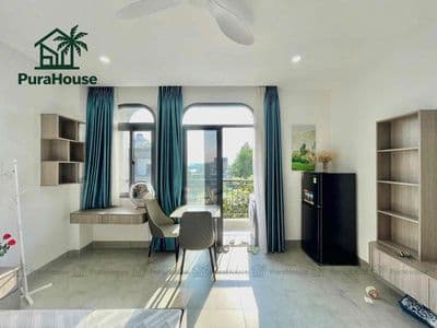 Chdv full nội thất - ban công khu đảo kim cương
