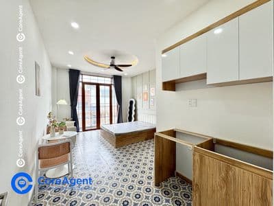 Studio ban công full nội thất gần phạm văn đồng - cách gigamall 10p