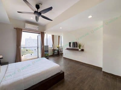Căn hộ studio có ban công - full nội thất - hải châu