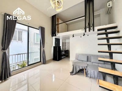 Cho thuê căn hộ Duplex Quận 4 full nội thất - gác cao 2 mét