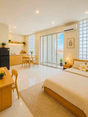 Cho thuê nhà full nội thất tại Dĩ An