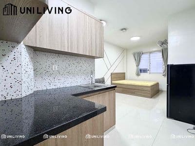 Chính chủ cho thuê chdv mới 100% cửa sổ to gần cầu bông, chợ bà chiểu