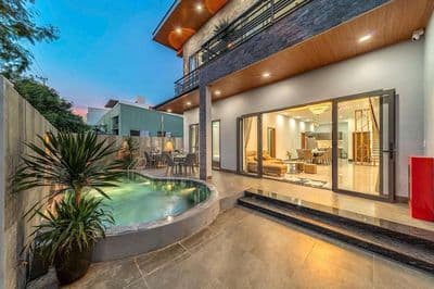 Cho thuê villa 2 tầng mới xây 100% - khu nam việt á - ngũ hành sơn