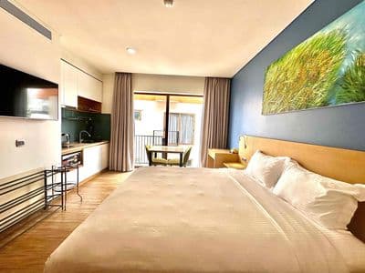 Căn hộ máy giặt RIÊNG BAN CÔNG POOL&SAUNA
