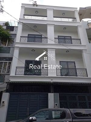 Cho Thuê Nhà Trường Sơn, P.4, Q.Tân Bình, DT: 7x20m, 1 trệt 3 lầu