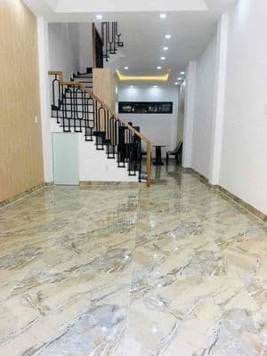 Nhà mới xây (4x12.5m), 4 tầng– hẻm thẳng – gần mt hưng phú, p10 q8
