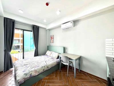 Studio Ban Công Full Nội Thất Máy Giặt Riêng Gần Lotte Mart , Quận 7
