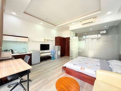 Căn hộ full nội thất nằm khu phố Hàn cho thuê lâu dài