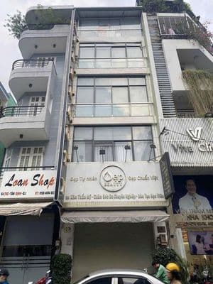 Cho thuê nhà mt trần khắc chân q1 4.5x12m trệt 4 lầu giá 50tr