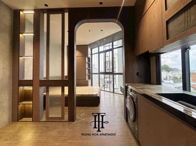 Căn hộ 1 phòng ngủ full nội thất cửa sổ lớn đường Nguyễn Văn Cừ quận 5