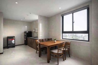 Căn hộ 1 phòng ngủ cửa sổ siêu thoáng