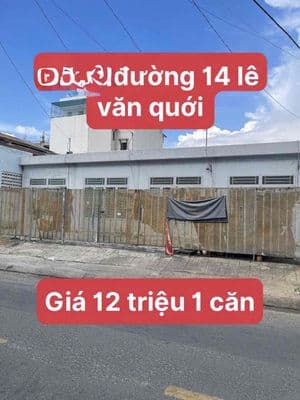 Cho thuê mtkd Đường số 14 - 4x25 - lững 12tr