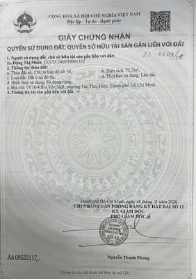 Đất hl80b, dt: 90m2, sổ hồng riêng, đường nhựa thông, chỉ 4.86 tỷ