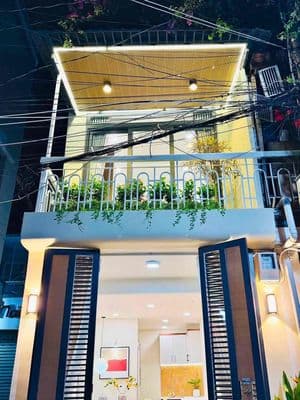 Nhà Phố Mini 17m2 1Lầu 2Pn Full NT Góc 2MT Hẻm Quang Trung