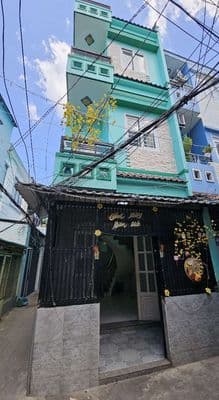 Nhà thuê 3 lầu hẻm ba gác 1 xẹc